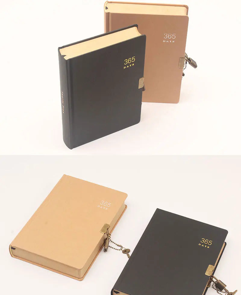 Cuaderno libro 365 dias CON CANDADO