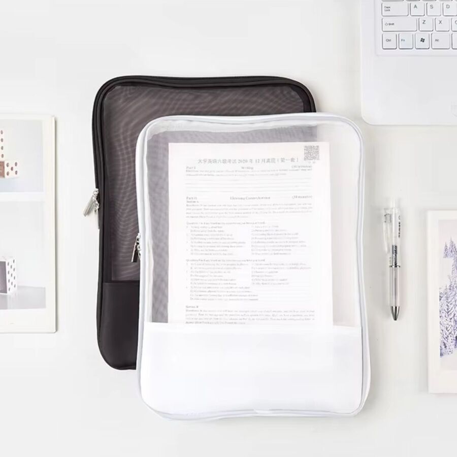 ESTUCHE CON CIERRE TAMAÑO A4