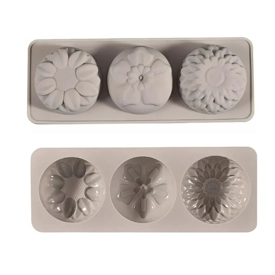 Molde de silicona jabon margaritas - 29705 C1