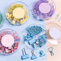 Caja circular clips