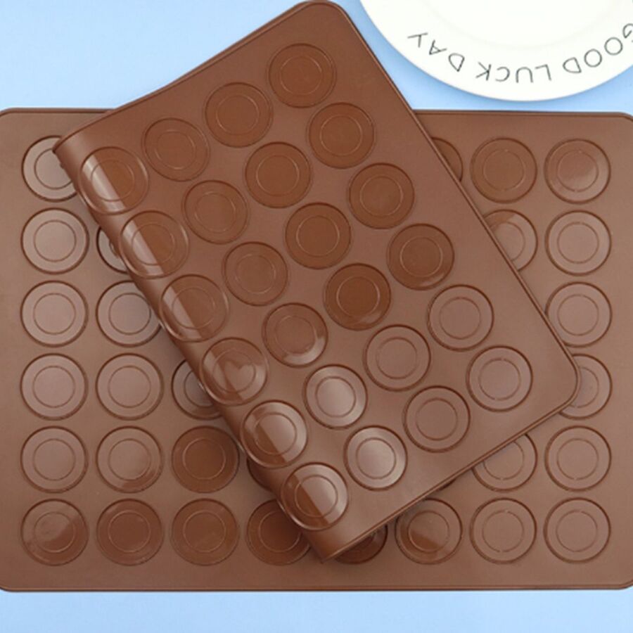 Molde de silicona circulos chatos - 29698