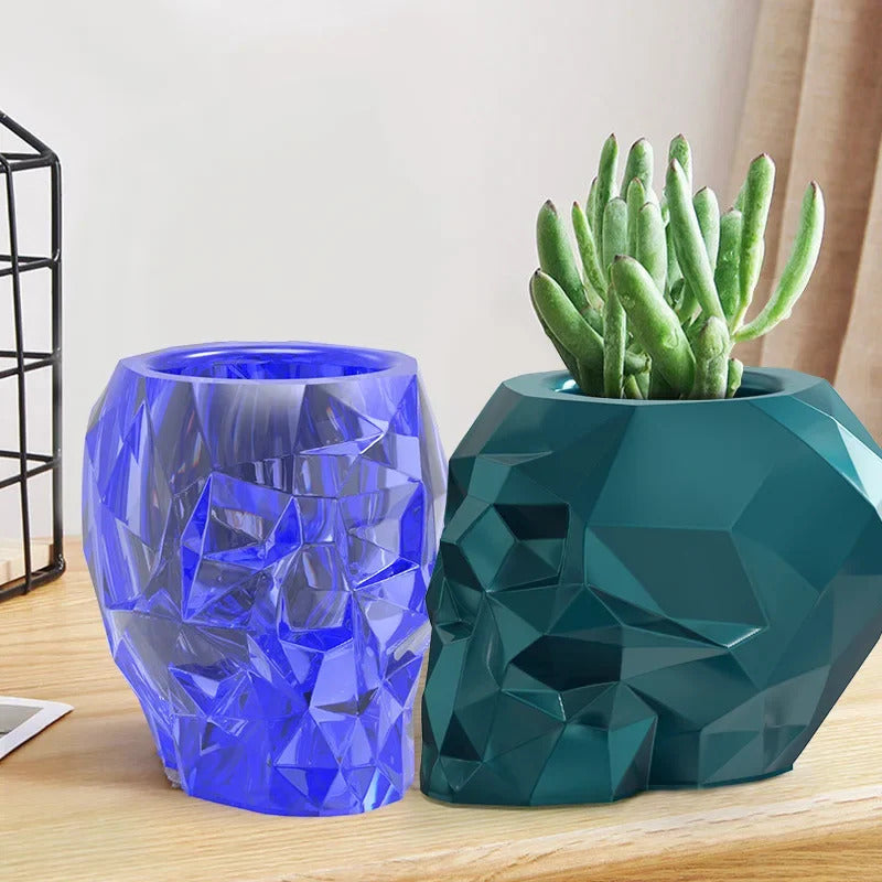 Molde silicona porta lapiz, calavera - 30063