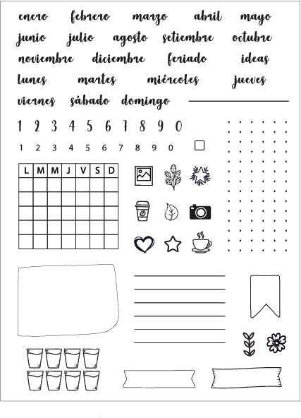 Sello Silicona Agenda