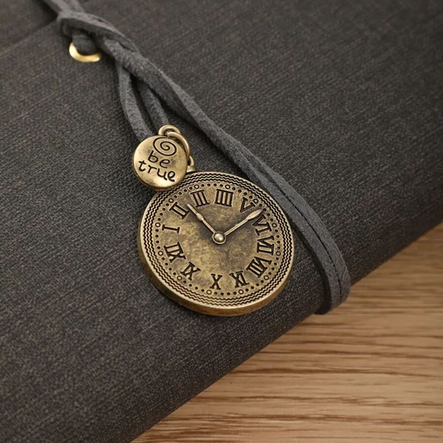 Midori Bitacora con anillas ecocuero