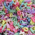 200 Letras Acrilico Colores Surtidas