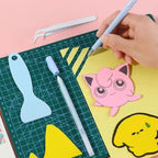 Set cutter ceramica, pinza, espatula, pegamento y mas