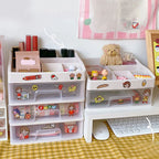 Organizador escritorio cosmeticos 2 cajones