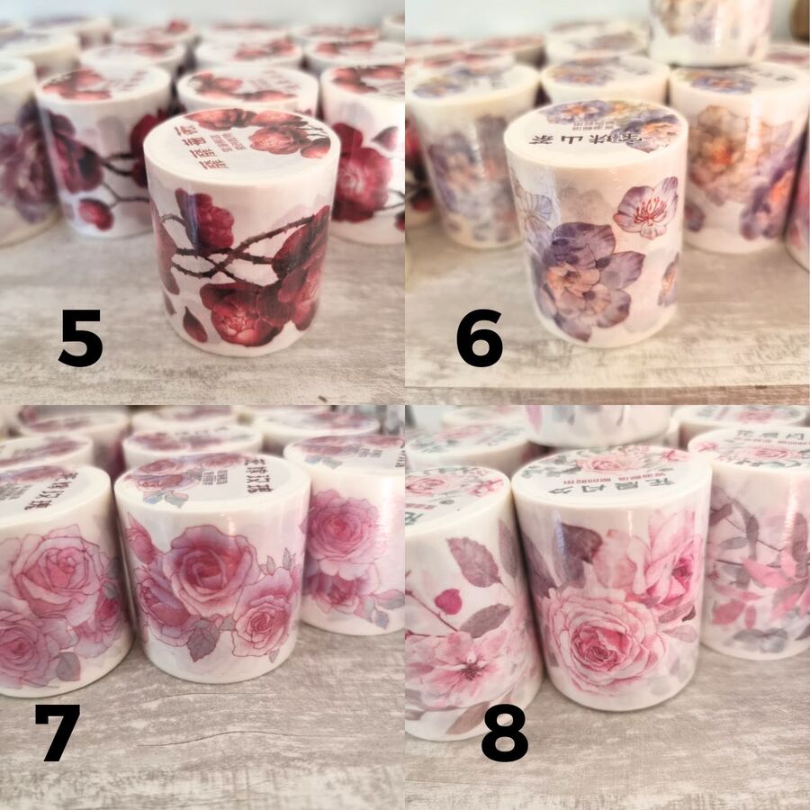 Washi tape coleccion Flores