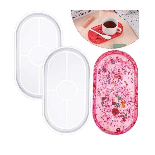 MOLDE DE SILICONA PARA BANDEJA YESO, CEMENTO, RESINA C4