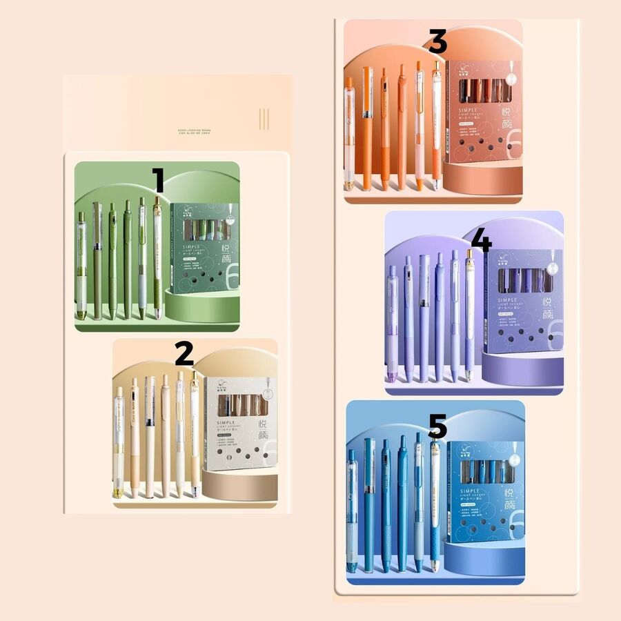 Pack lapiceras y resaltador