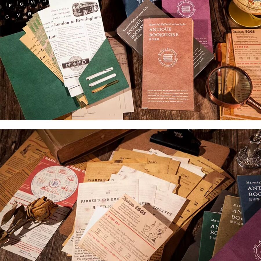 Libro papeles coleccion Antique Bookstore