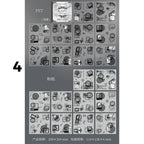 LIBRO STICKERS LACE COLECCION PET Y WASHI