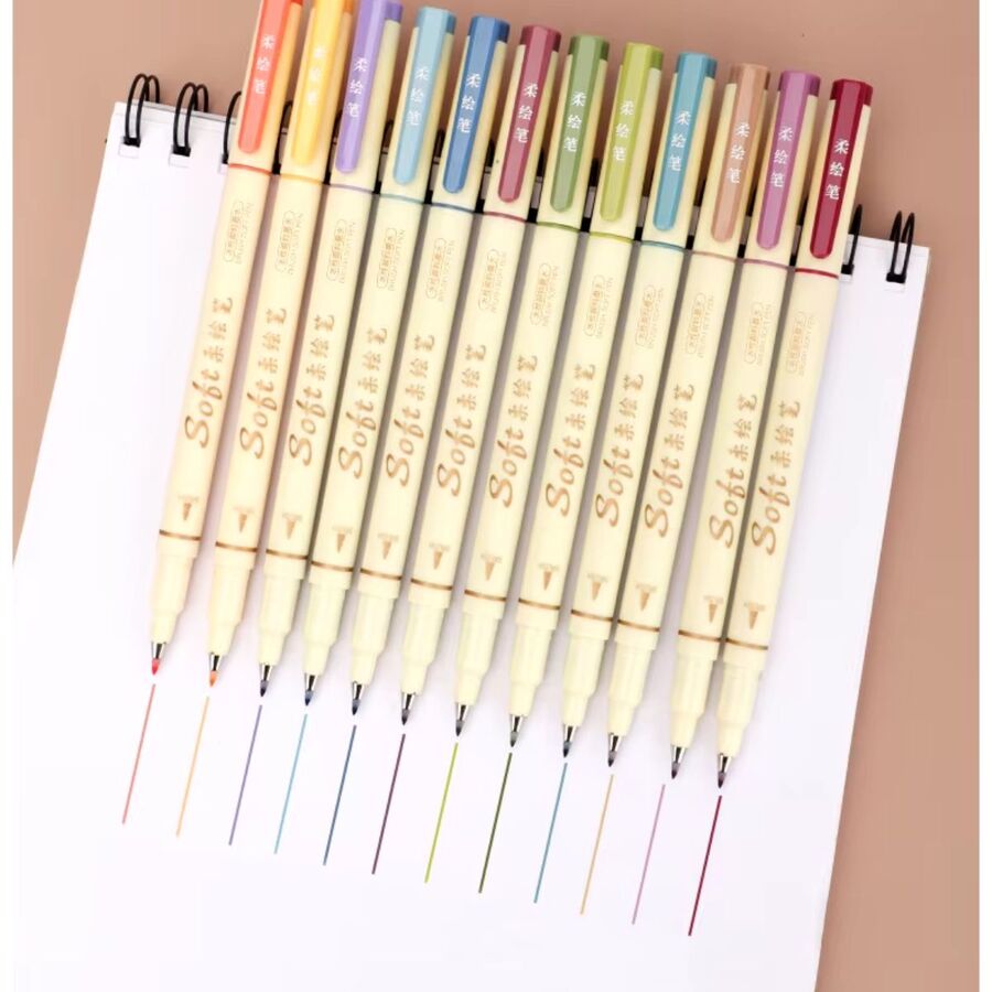 Marcador para lettering fino caligrafia