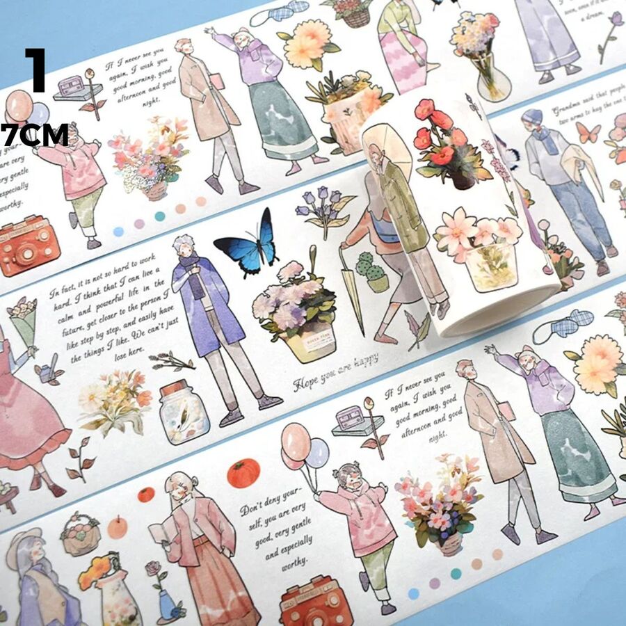 Cinta washi tape campesina
