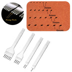 Tenedor Cuero Perforado 3MM