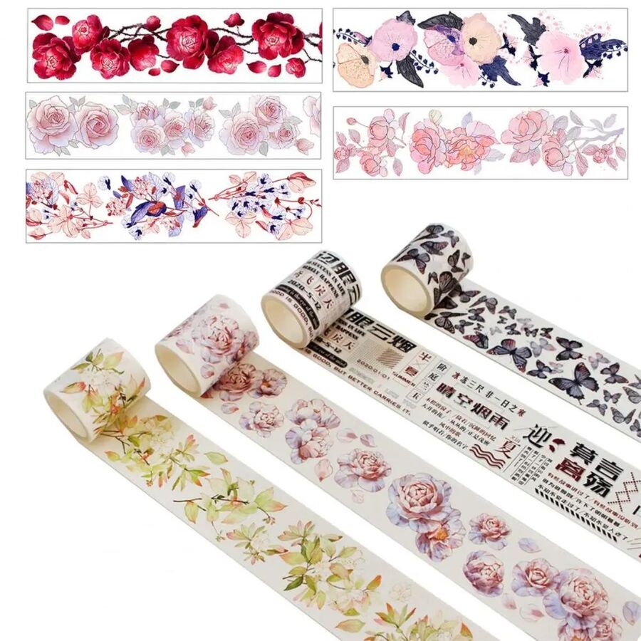 Washi tape coleccion Flores