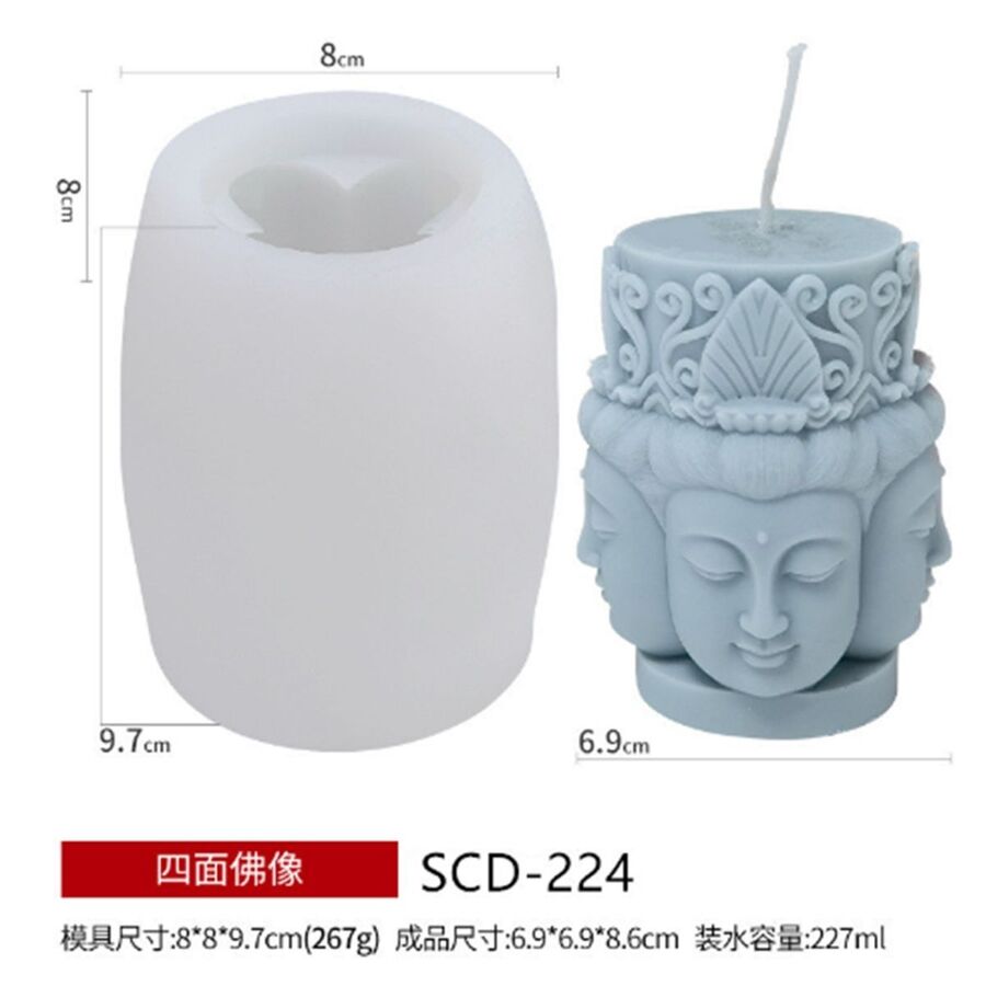 Molde silicona buda - 30125