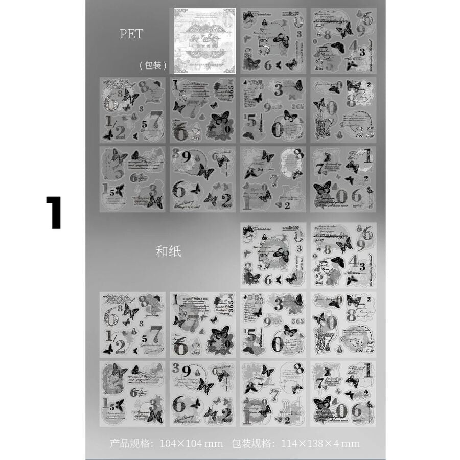 LIBRO STICKERS LACE COLECCION PET Y WASHI