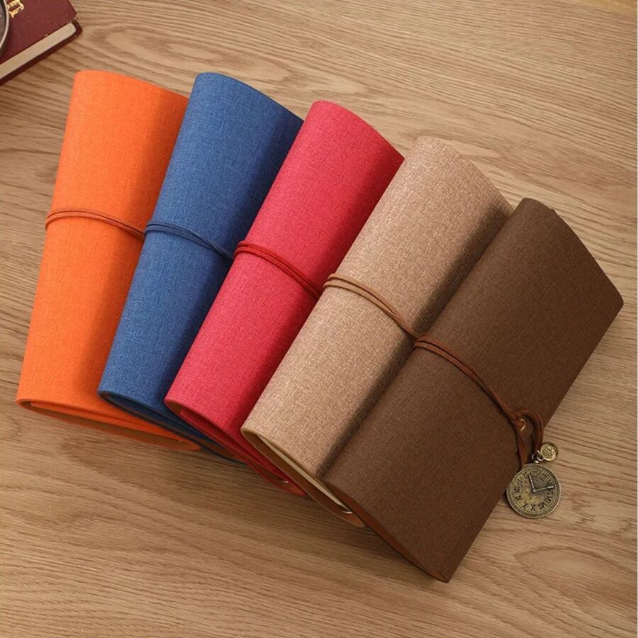 Midori Bitacora con anillas ecocuero