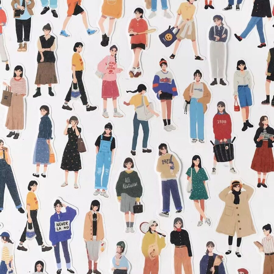 Set pegatinas chicas 30440