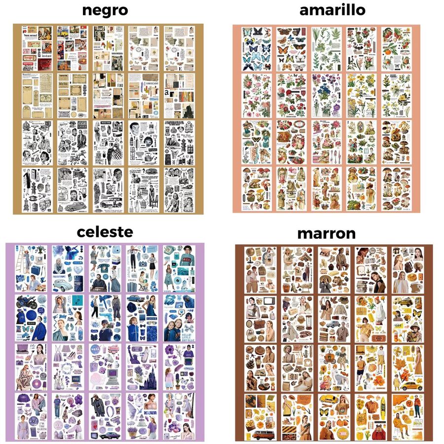 Libros stickers colección moderna