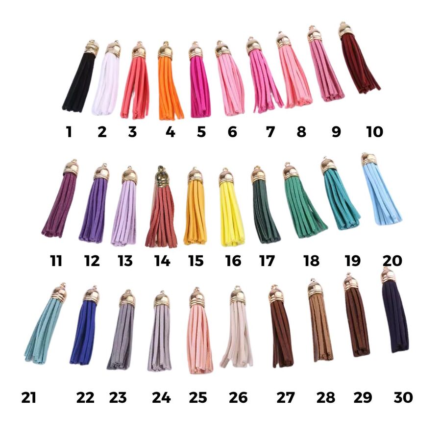 Borlas simil gamuza 6cm