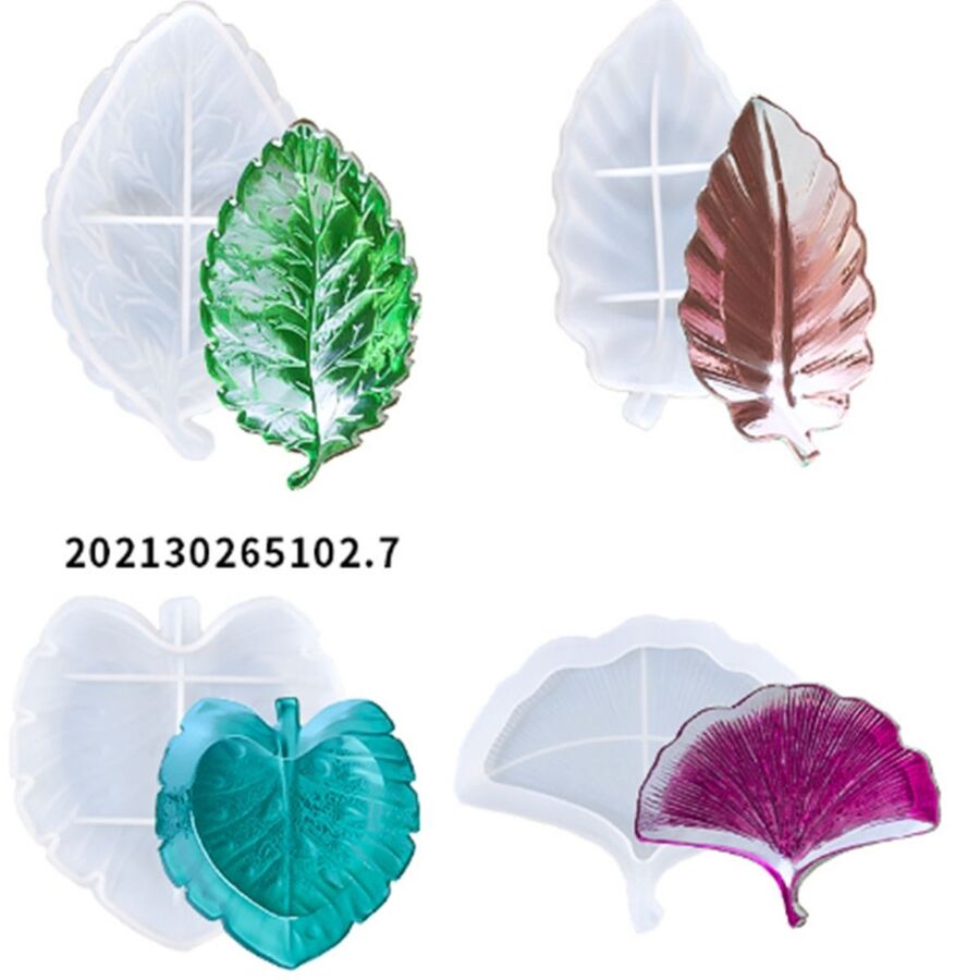 Molde de silicona bandeja hoja - 29718 C2