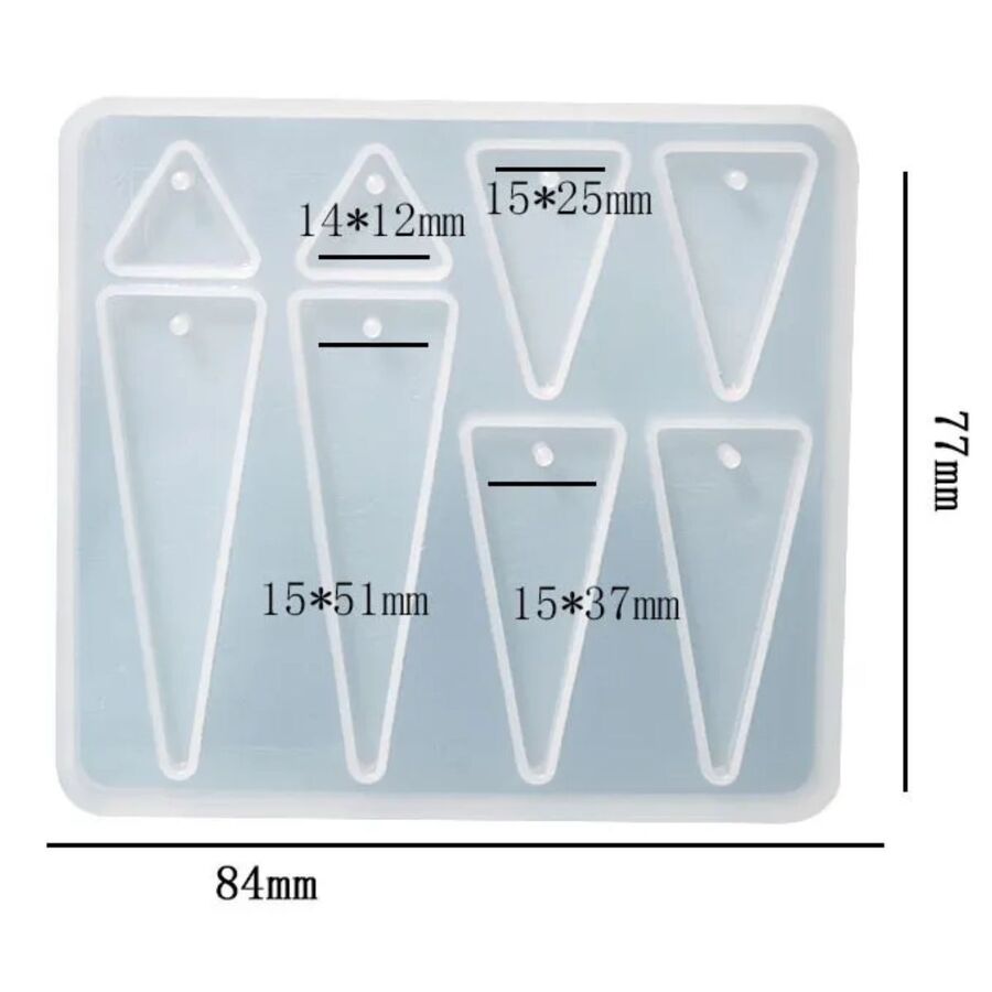 Molde de silicona Caravana pendientes - 29671