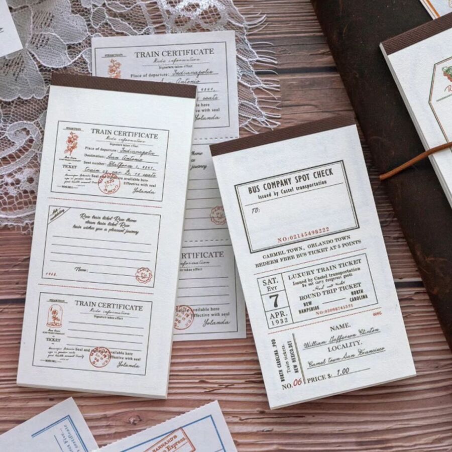 Block tarjetas papel 30776