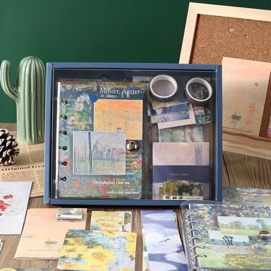 Set papeleria Van Gogh Monet