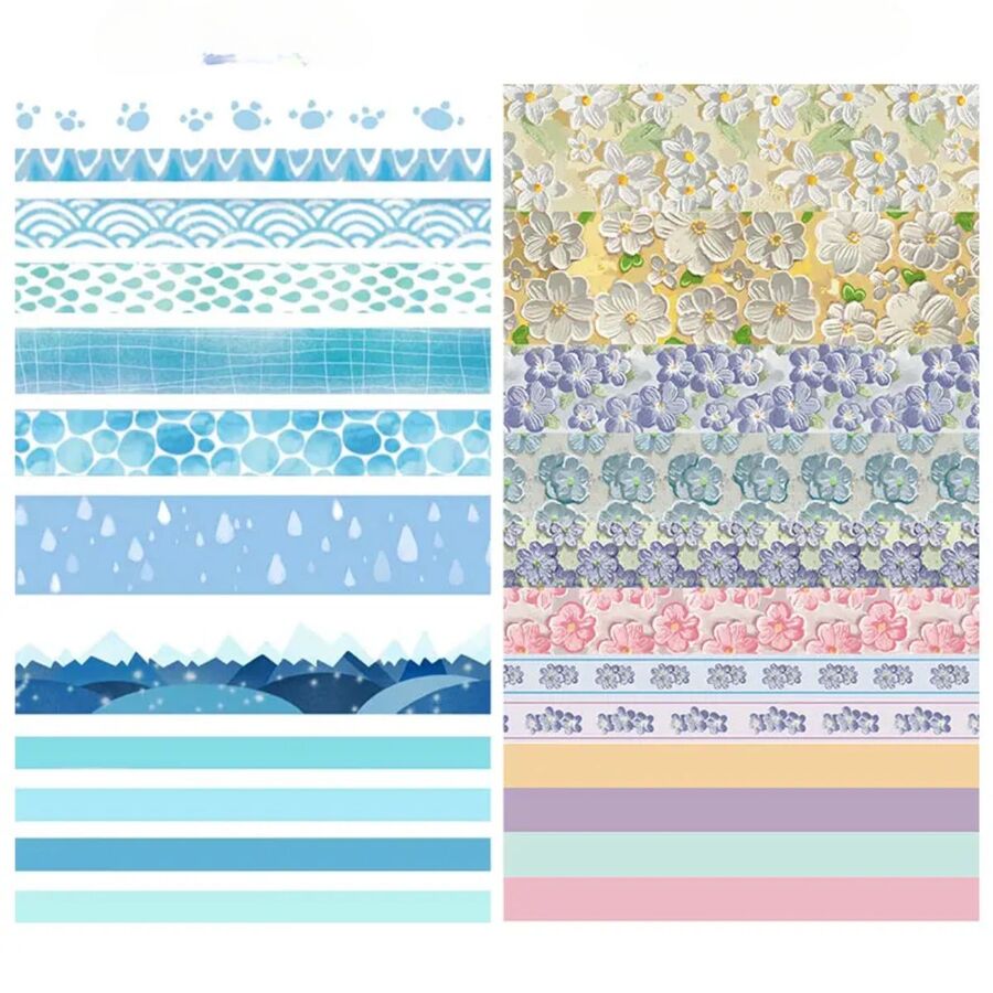 Set washi tape 12 rollos