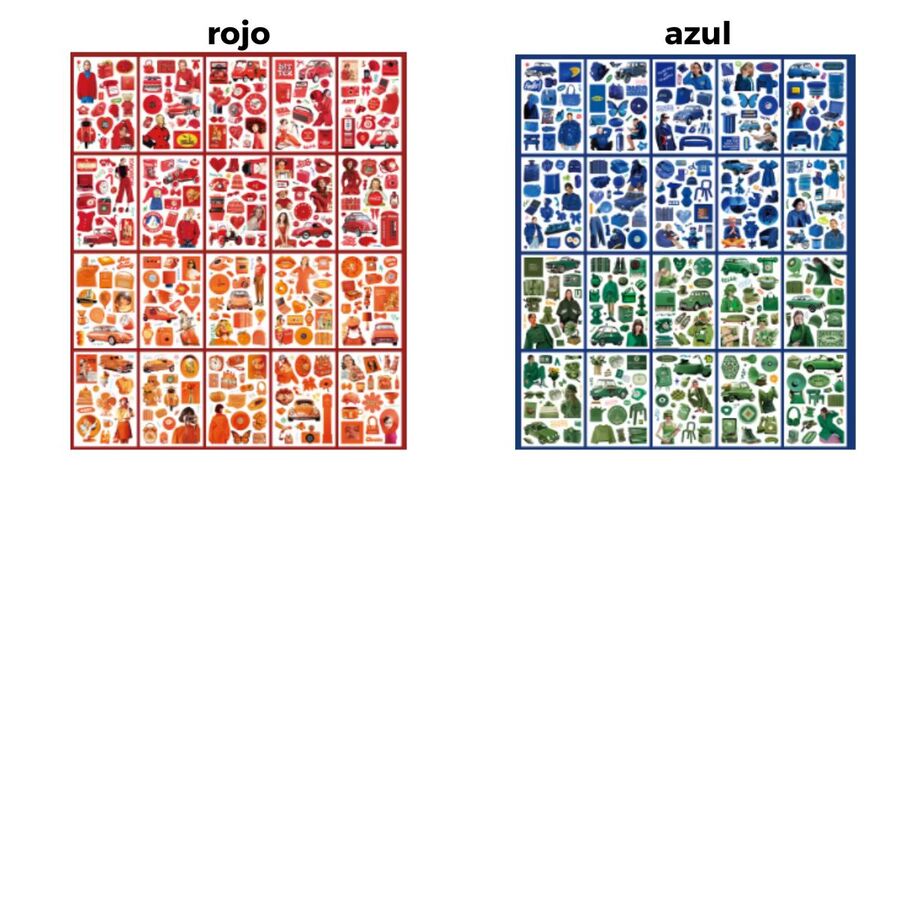 Libros stickers colección moderna