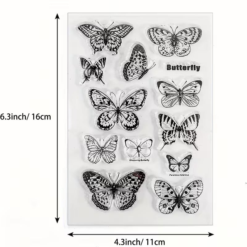 Sello Silicona Mariposas