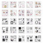 Caja stickers pet 100 hojas Romantic