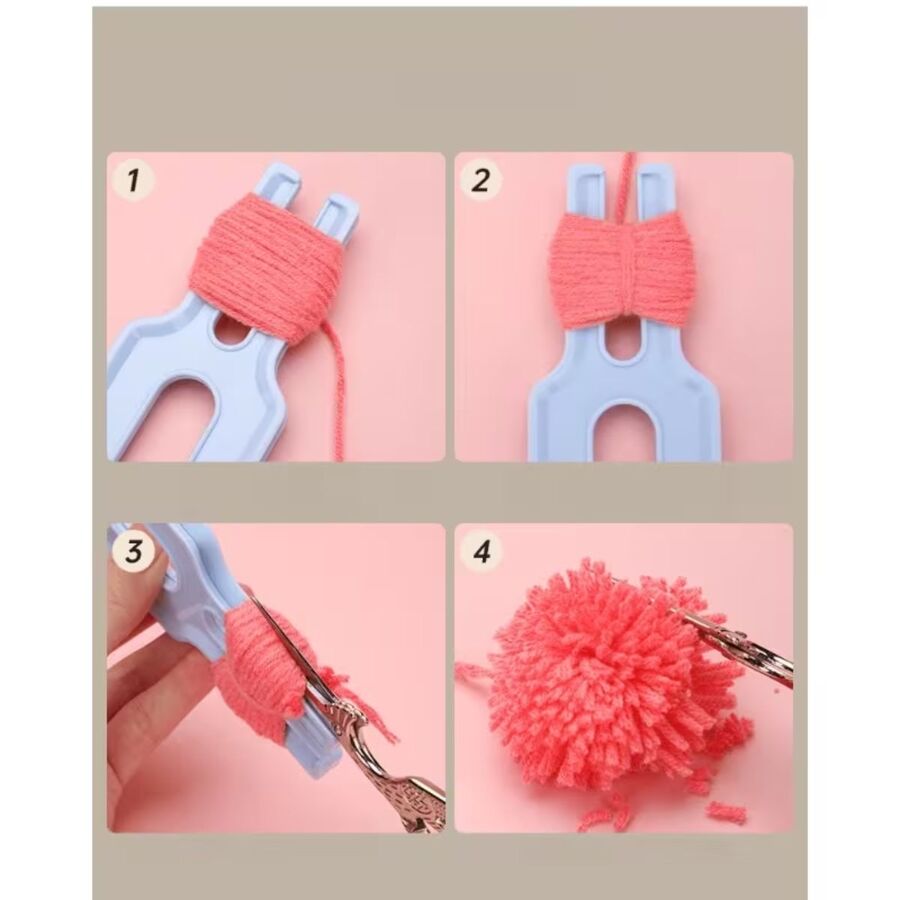 Herramienta Simple Para Hacer Pompones