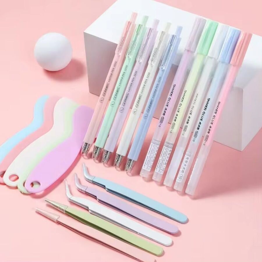 Set cutter ceramica, pinza, espatula, pegamento y mas