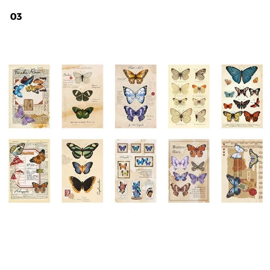 Set papeles decorados vintage