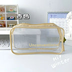 Cartuchera transparente frase