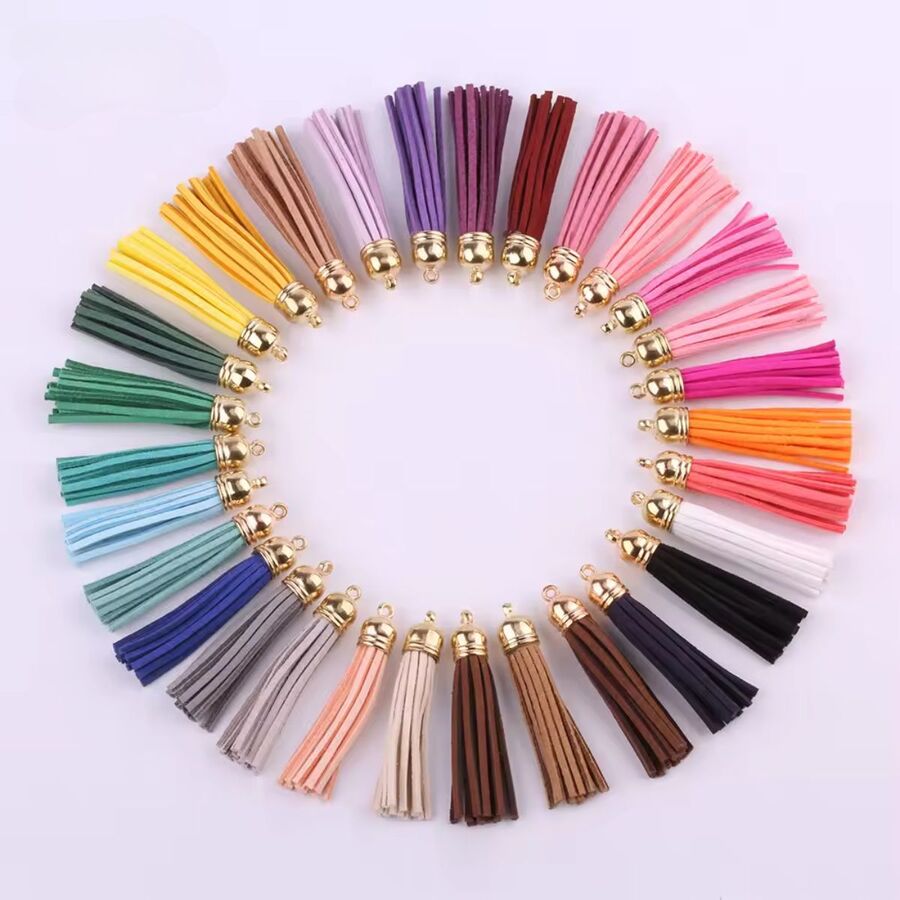 Borlas simil gamuza 6cm