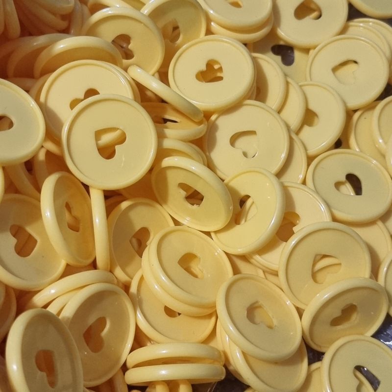 23mm Amarillo Aros Encuadernado Tipo Happy Planner