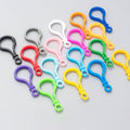 100 Mosqueton Llavero Plastico Colores