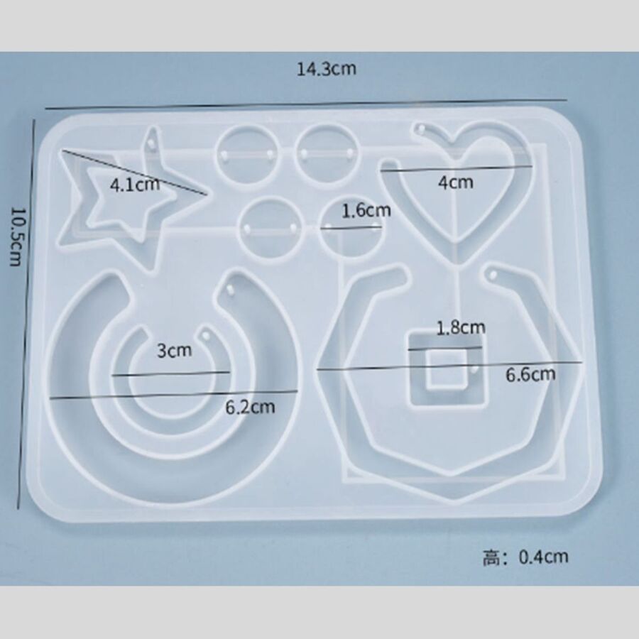 Molde de silicona Caravanas pendientes - 29756