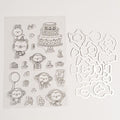 Sello Silicona Con Troqueles Modelo Varios R0284