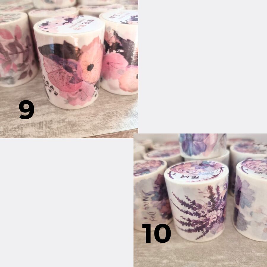 Washi tape coleccion Flores