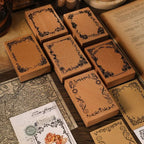 Sello marco en base de madera