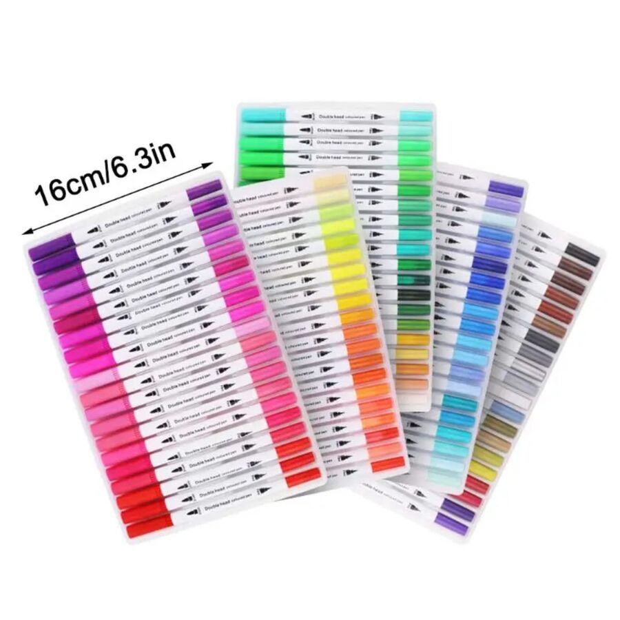 Mega pack marcadores doble punta