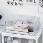 Caja de almacenamiento transparente organizadora