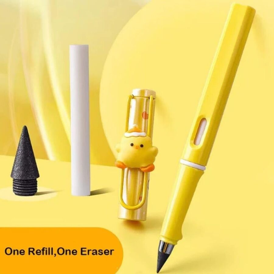 Lapiz infinito en caja con aplique y respuesto