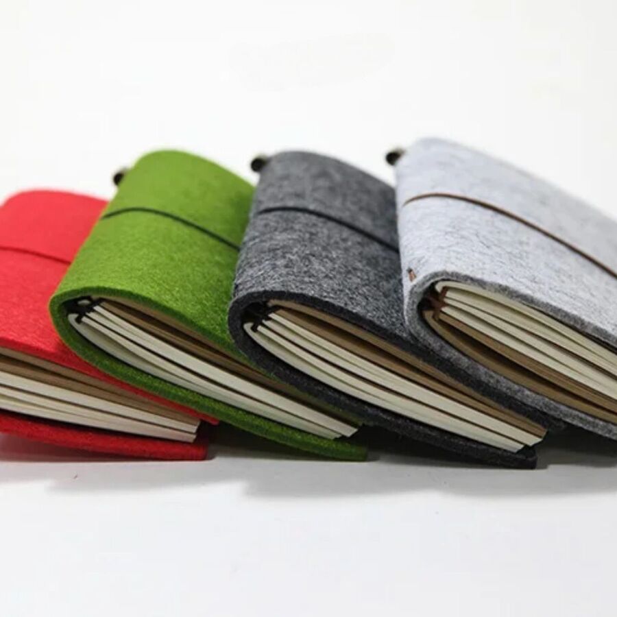 Midori fieltro bitacora cuaderno