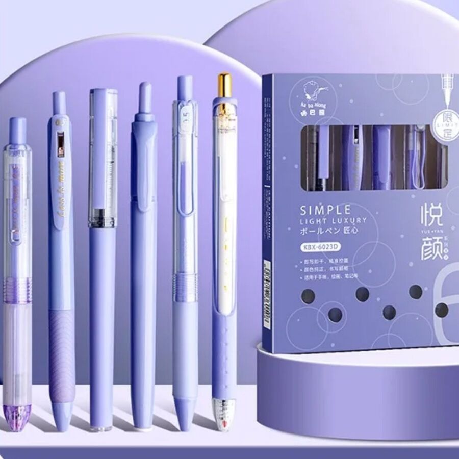 Pack lapiceras y resaltador